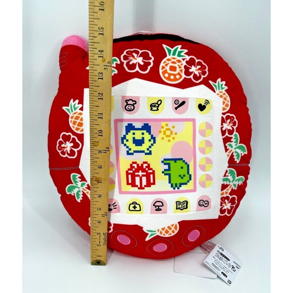 TAMAGOTCHI Connection V3 Super Big Plush 16" ~ Red ~ Bandai Spirits Banpresto - Picture 7 of 10